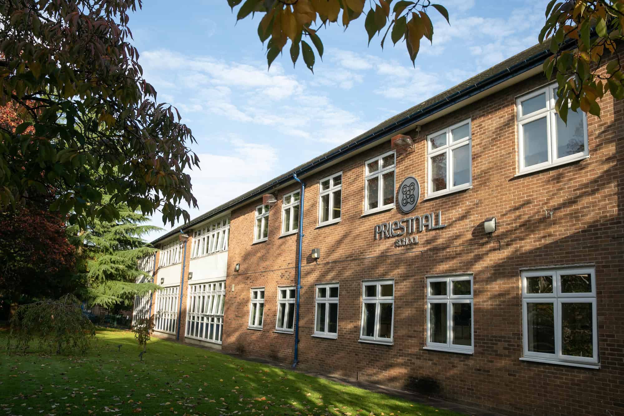 Priestnall School, as seen from the outside.